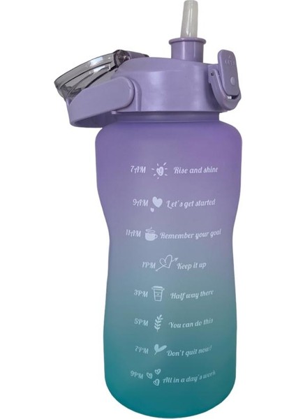 Günlük Motivasyon Su Matarası 2 Litre
