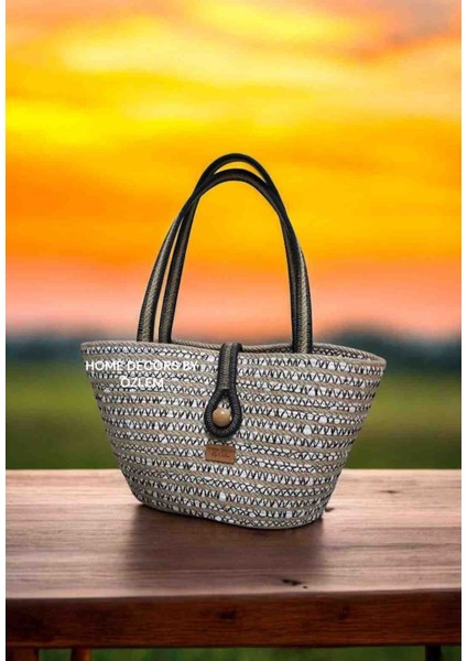 Midi Boy Hasır Çanta Omuz Çantası El Çantası Kol Çantası Günlük Çanta Handmade fiyatları