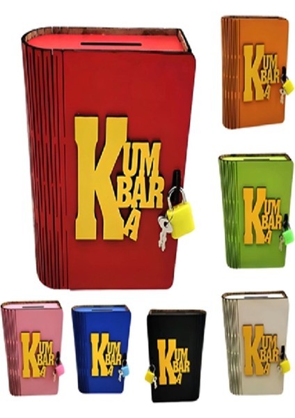 Kitap Şeklinde Katlanır Kitap Kumbara