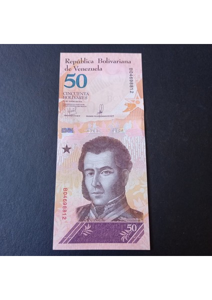39963683FAAA04313E 2018 Venezuela 50 Bolivar Çil Eski Yabancı Kağıt Para fiyatları