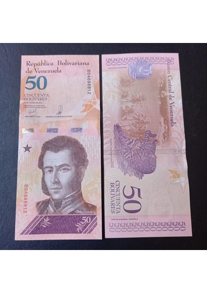39963683FAAA04313E 2018 Venezuela 50 Bolivar Çil Eski Yabancı Kağıt Para modelleri