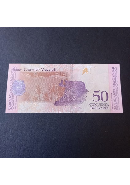 39963683FAAA04313E 2018 Venezuela 50 Bolivar Çil Eski Yabancı Kağıt Para fırsatları