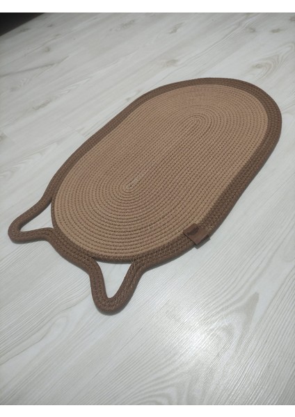 Mikopet Dekoratif Kedi Kulaklı Tırmalama Paspası