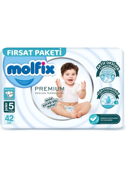 Premium Bebek Bezi Fırsat Paketi 5 Beden 11-18 kg 42 Adet