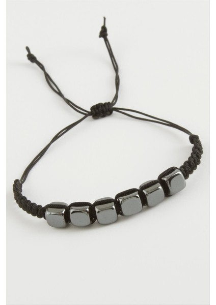 Küp Hematit Doğal Taş Bileklik