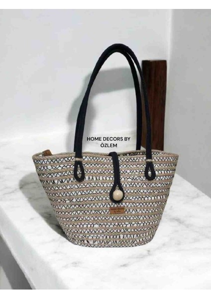 Hasır Omuz Çantası Plaj Çantası Günlük Çanta Midi Çanta El Çantası Kol Çantası Handmade fiyatları