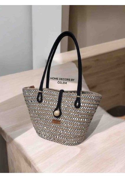 Hasır Omuz Çantası Plaj Çantası Günlük Çanta Midi Çanta El Çantası Kol Çantası Handmade modelleri