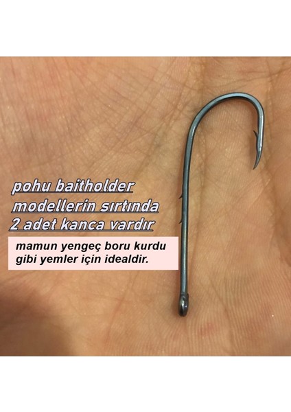 Uzun Pa.la Delikli Sap 3/0 Numara 15'li Paket Beyaz M-9946 Baitholder Olta Iğnesi indirimleri