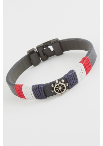 Dümenkaliteli Suni Deri Bileklik