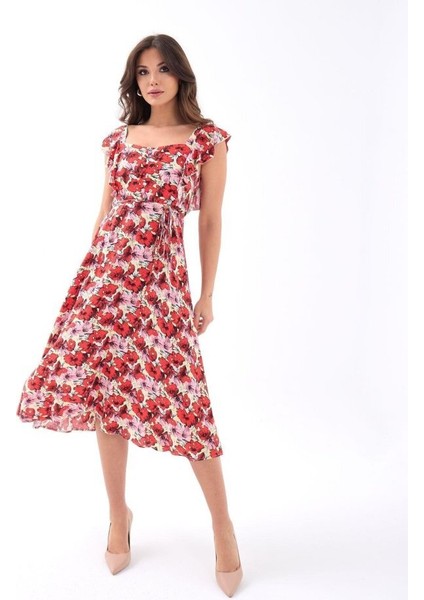 5370 Elbise-Kırmızı