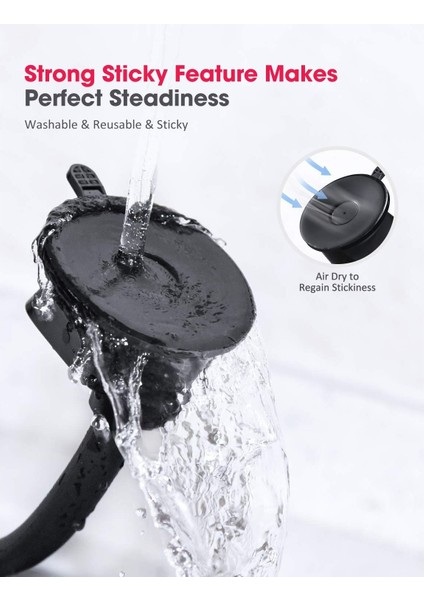 Araç Içi Mıknatıslı Telefon Tutucu(Ön Cam Uyumlu + 360° Dönebilen Esnek Kollu + Vakumlu Güçlü Tutuş) fırsatları