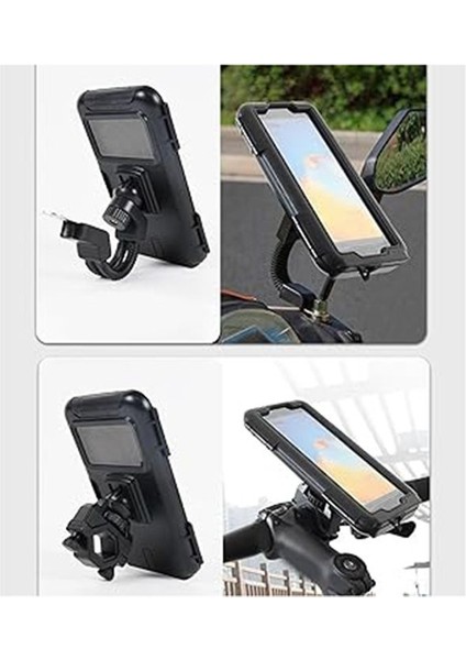 Su Geçirmez Bisiklet Gidon Telefon TUTUCU(360° Ayarlanabilir Açı+Darbeye Korumalı+Güvenli Sabitleme) modelleri