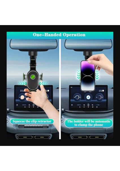 Premium Abs Arka Ayna Telefon Tutucu Arka Görüş Aynası Telefon Tutucu (Tüm Akıllı Telefonlar Için) modelleri