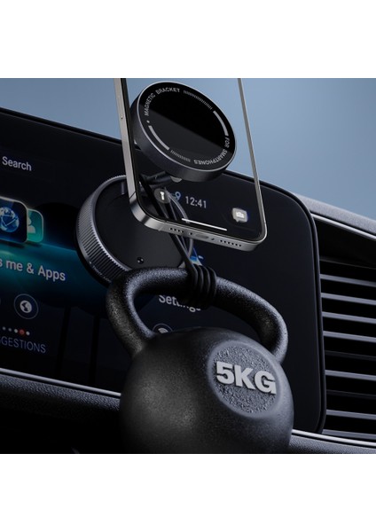 Araba Araç Içi & Ev Içi Tüm Yüzeylerde Güçlü Sabitleme Manyetik ve Vakum Tabanlı 360° Telefon Tutucu indirimleri