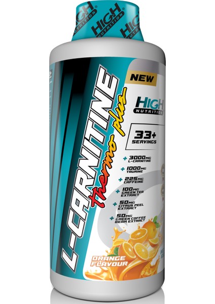 L-Carnitine Thermo Plus 3000 Mg 33 Servis 1000 ml Portakal Aromalı