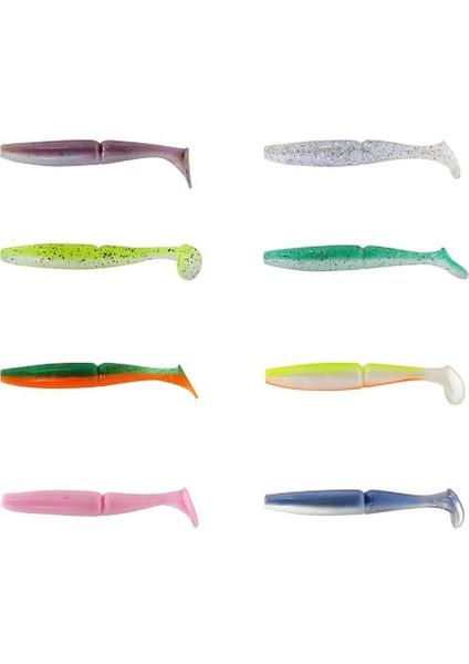 3516 Pukka Shad 9cm 7gr Levrek Silikonu 5 Adet Suni Yem