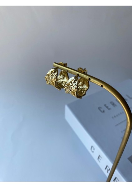 Vintage Xuping Buruşuk Model Gold Küpe fiyatları