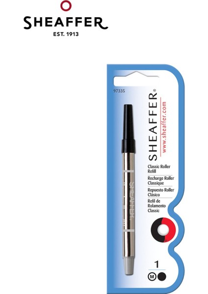 97335 Roller Refil Siyah Tekli Blister