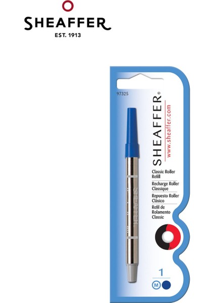 97325 Roller Refil Mavi Tekli Blister