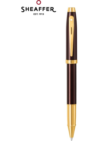 - WizDesign 9370-1 100 Serisi Roller Kalem Kahverengi Altın ( İsme Özel Seçeneği - Hediyelik )