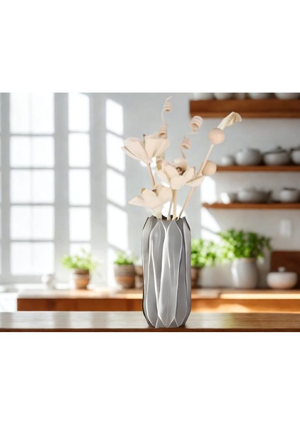 Doğal Taş Döküm 3'lü Mumluk Vazo Şamdan Seti fiyatları