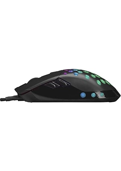 SMX-R66 Rocket Ultra Hafif Siyah Rgb Ledli 12000DPI Gaming Oyuncu Mouse