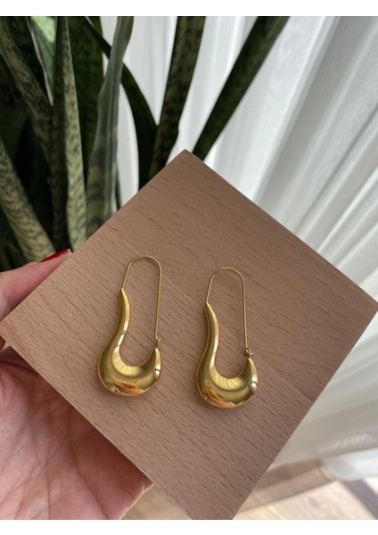 Toplu Iğne Model Çelik Gold Küpe fiyatları