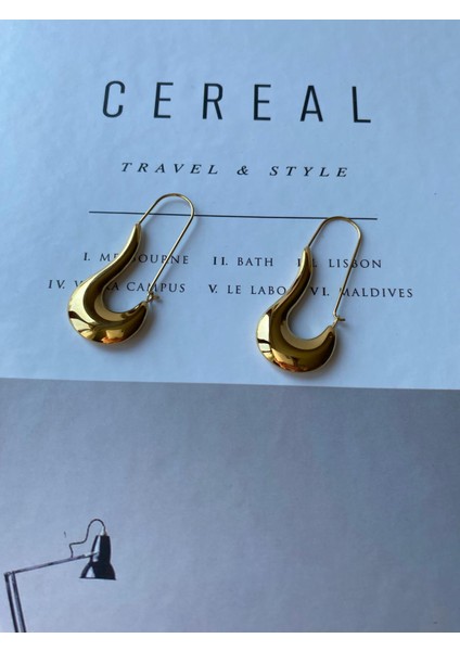 Toplu Iğne Model Çelik Gold Küpe indirimleri