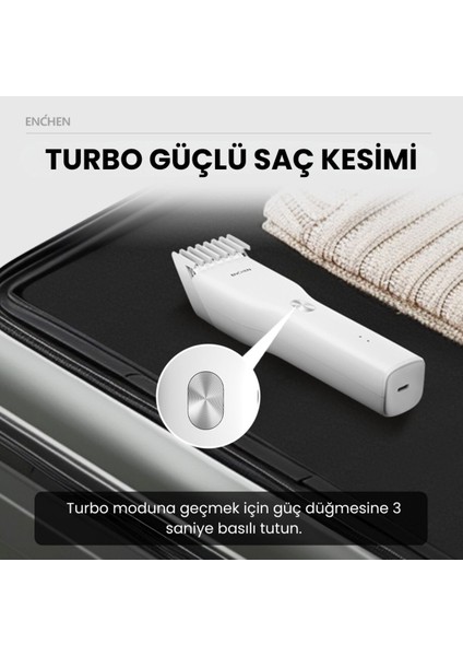 UltraNova Taşınabilir şarjlı saç kesim makinesi, kuru kullanım, hafif ve kolay taşıma