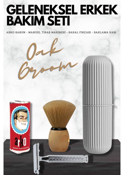 UltraNova Kahverengi Kablosuz Tıraş Bakım Seti, Islak ve Kuru Kullanım, Sakal için ideal