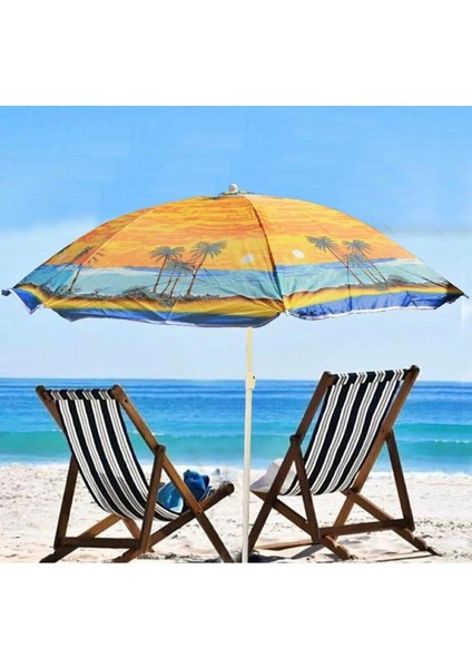 Katlanabilir Taşınabilir Dayanıklı Plaj Şemsiyesi