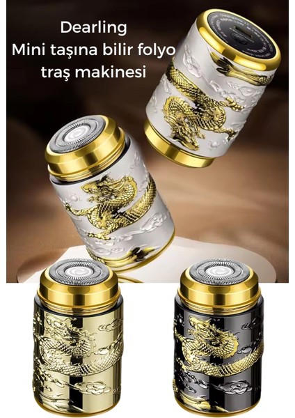 UltraNova Her Yüze Uyum Sağlayan Taşınabilir Şarjlı Tıraş Makinesi, Hızlı Şarj, Mini ve Pratik