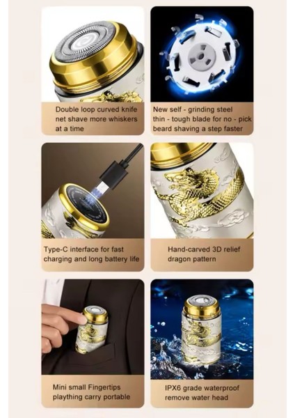 UltraNova Her Yüze Uyum Sağlayan Taşınabilir Şarjlı Tıraş Makinesi, Hızlı Şarj, Mini ve Pratik fırsatları