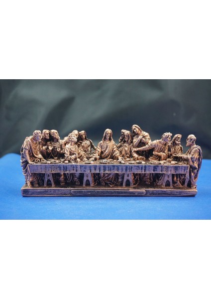 Son Akşam Yemeği Biblo Heykel - Ev Ofis Dekoratif Hediyelik Aksesuar (22X9 Cm) fiyatları