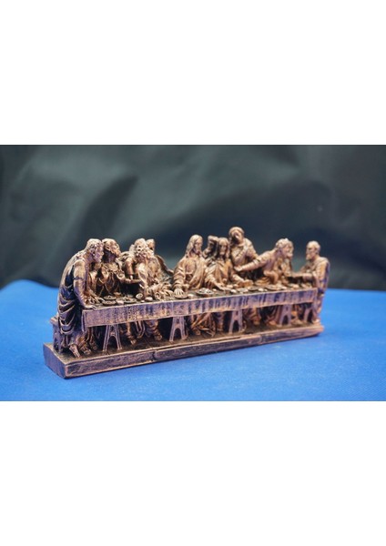 Son Akşam Yemeği Biblo Heykel - Ev Ofis Dekoratif Hediyelik Aksesuar (22X9 Cm) fırsatları
