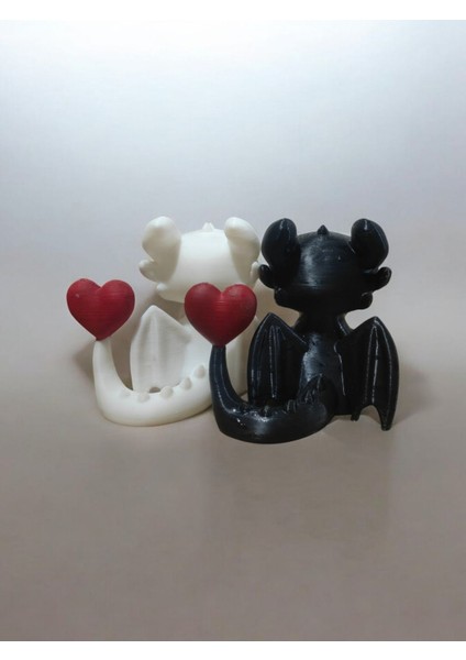 Toothless(Dișsiz) ve Light Fury(Işığın Öfkesi) Dekoratif Figürler, Ejderhanı Nasıl Eğitirsin Figür modelleri