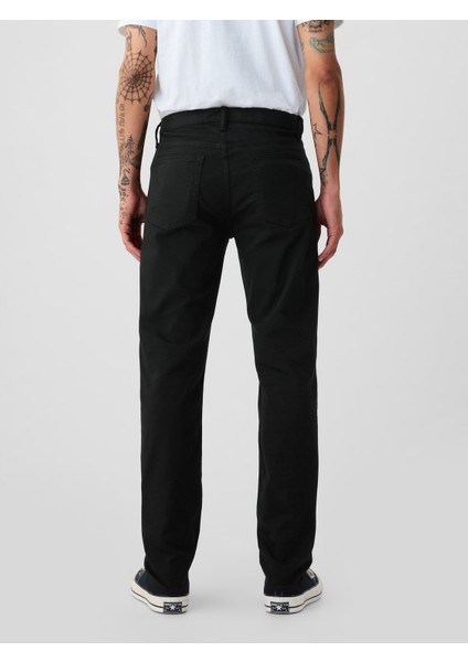 Erkek Siyah Gapflex Slim Fit City Max Jean Pantolon fırsatları