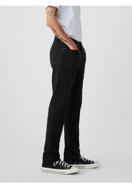 Erkek Siyah Gapflex Slim Fit City Max Jean Pantolon indirimleri