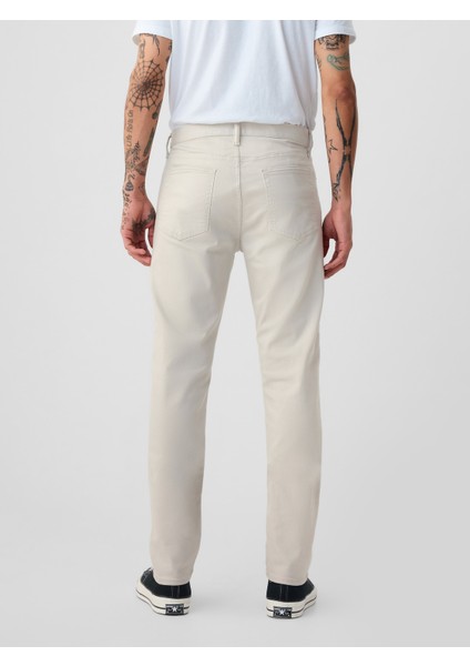 Erkek Bej Gapflex Slim Fit City Max Jean Pantolon fırsatları