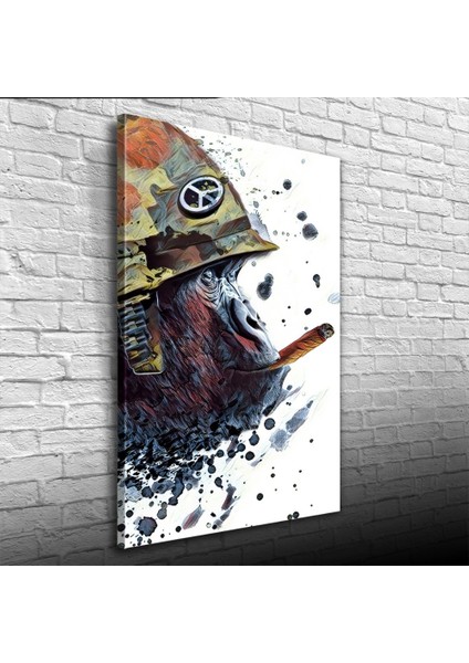 Maymun Asker Kanvas Tablo 50 x 70 modelleri