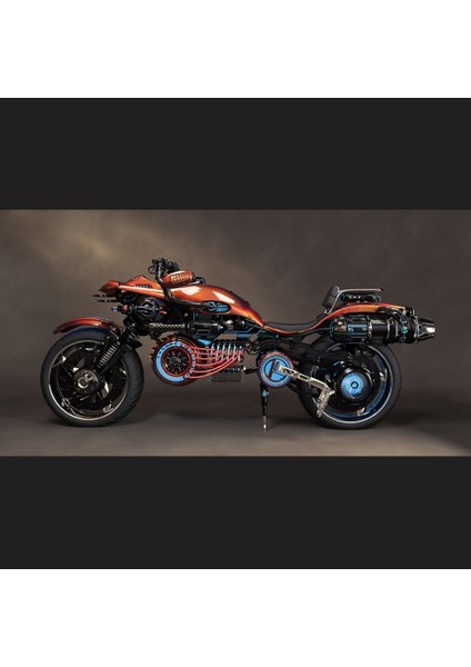 Futuristik Motosiklet Resmi Kanvas Tablo 60 x 120 fiyatları