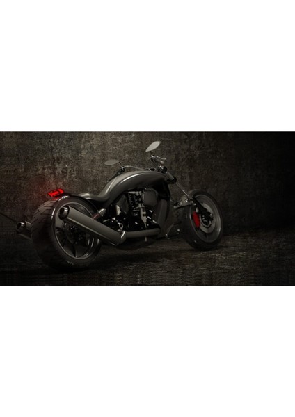Siyah Motorsiklet Canvas Tablo (60X120) fiyatları