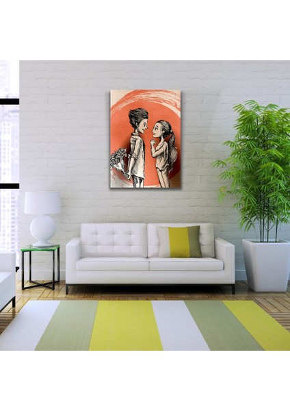 Sevgililer Kanvas Tablo 50 x 70 fiyatları