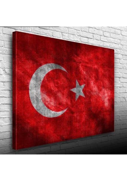 Şanlı Türk Bayrağımız Kanvas Tablo 50 x 70 modelleri