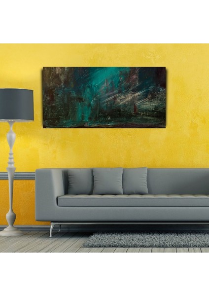 Soyut Orman Manzarası , Yağlıboya Kanvas Tablo 60 x 120 modelleri