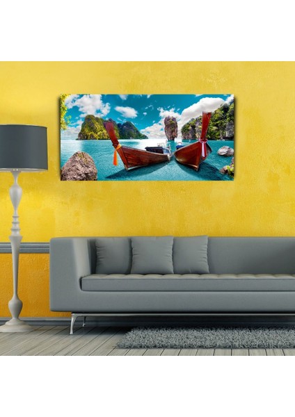 Tayland Bond Adası Kanvas Tablo 60 x 120