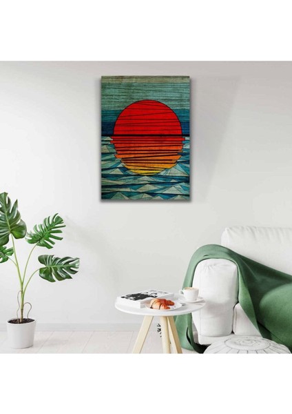 Günbatımı Canvas Tablo (50X70)