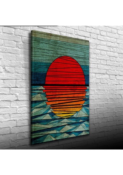Günbatımı Canvas Tablo (50X70) fiyatları