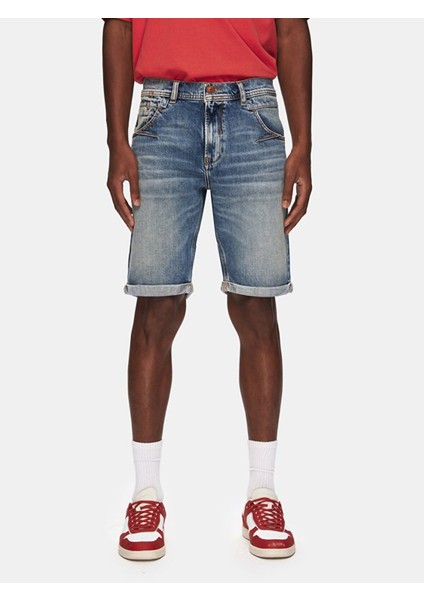 Darwın Orta Bel Jean Bermuda fiyatları