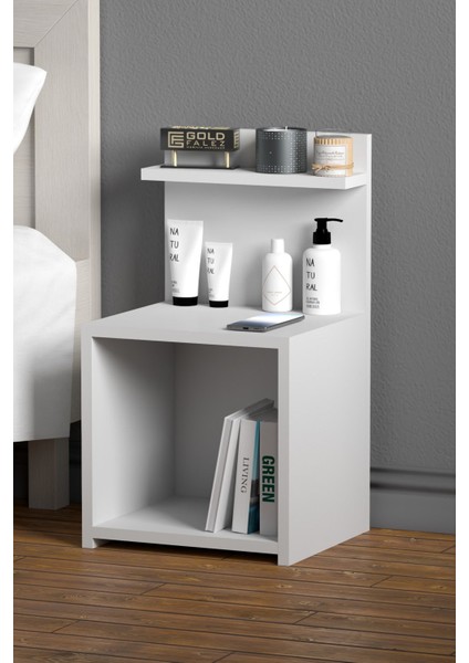 Komodin Raf Salon Ofis Dolabı Beyaz fiyatları